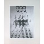 ANDY WARHOL (1928-1987), 'Triple Elvis' circa 1963, framed, 70cm x 95cm.