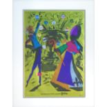 SALVADOR DALI (1904-1989), 'The Spring at Evian', original silkscreen print, 53.5cm x 37.