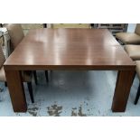 DINING TABLE, Italian walnut, made by Borro, designed by Pierro Lissoni, retails at £2845 new,