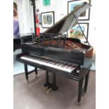 GRAND PIANO, John Broadwood and Sons iron framed in an ebonised case, serial no.