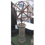 GARDEN ARMILLARY SPHERE,