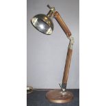 DAVID LINLEY FOR BELLA FIGURA BEVEL DESK LAMP, 70cm H approximately.