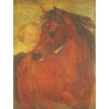 18th/19th CENTURY SCHOOL, Equestrian Portrait, oil on canvas, 98cm x 76cm, framed.