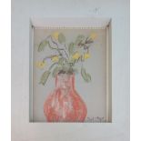 ATTRIBUTED TO PAUL MAZE (1887-1979), 'Still Life', Crayon, 37cm x 28cm, with signature and framed.