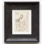 PABLO PICASSO, 'Leon Tolstoy', original lithograph on Arches paper, limited edition 300, 1956,