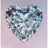 HARPER AND DEYONG (two-artist collective), diamond dust heart silk screen and glass, signed,