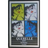 ANDY WARHOL (American, 1928-1987), film poster for 'Querelle', 1982, 107cm x 76cm,