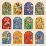 MARC CHAGALL (Russian-French, 1887-1985), 'The Twelve Tribes', 12 lithographs on BFK Rives support,