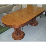 LEGACY WATERFALL DINING TABLE, by Justin van Breda in a walnut finish, 200cm L x 90cm W x 78cm H.