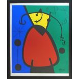 JUAN MIRO (Spanish, 1893-1983), lithograph in colours, signed in the plate, edition 1/500 in pencil,