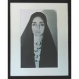 SHIRIN NESHAT, photoprint, 40cm x 25cm, framed and glazed.