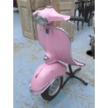 SIDE LIGHT, in the form of a 150cc Vespa front, on stand, 111cm H.