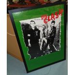 CLASH ORIGINAL FIRST LP UK POSTER, 86cm x 62cm, framed.