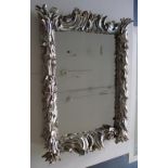 MIRROR, with Chinese mark, covered in Mother of Pearl pieces, 115cm x 85cm.