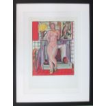 MATISSE, 'Femme Nue' lithograph print, from Verve signed in the plate, 36cm x 26cm.