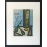 BERNARD BUFFET, vintage lithograph printed by Mourlot, 30cm x 23cm, signed upper left,