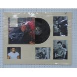 MARLON BRANDO, 'Backgrounds for Brando', by Bernstein, signed record and photoprint presentation,