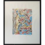 ANDRE MASSON, handsigned lithograph in colours, limited numbered edition of 200,