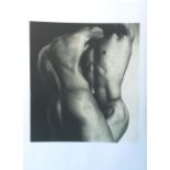 ROBERT MAPLEFORTH, 'Nude figures', photoprint, 85cm x 59cm, plastic sleeve protected.