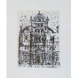 JOHN PIPER, 'San Zaccaria in Venice', lithograph, 23.