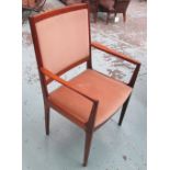 DINING CHAIRS, set of eight, Circa 1970,