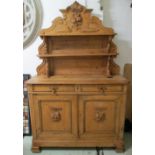 BUFFET, 19th century Continental pine,