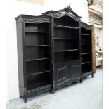 OPEN BOOKCASE, French style,