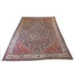 ANTIQUE ZEIGLER MAHAL CARPET, 375cm x 260cm,