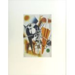 FERNAND LEGER, 'Composition with keys and umbrella', lithographic print, 28cm x 19cm,