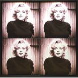 HARRY BLACK, four photoprints of Marilyn, on dibond, mounted on frame, 116cm x 116cm.