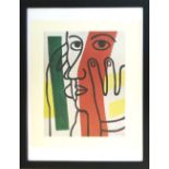 FERNAND LÉGER, vintage lithograph, 1948, signed in the plate, by Blanchong & Co.