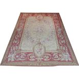 AUBUSSON SAVOUNERIE DESIGN CARPET, 370cm x 267cm,