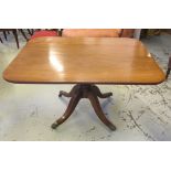 BREAKFAST TABLE, George IV mahogany,