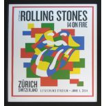 ROLLING STONES, limited edition lithograph 2/500,