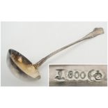 SILVER LADLE, German 800 standard, 7.5 ozt, 34cm L.