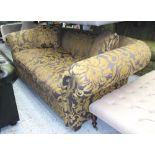 DUKE SOFA, by John Lewis, retailed at £3600, in a Damask silk in a payes grey and citrine.