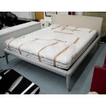 B&B ITALIA DOUBLE BED, with mattress, 5ft 8in.