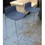 CAFITA 46 BAR STOOLS, a set of five, by Lievorre Altherr Molina for Arper, 50cm x 40cm x 99cm.