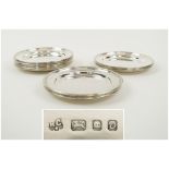 SILVER SIDE PLATES, a set of 12, London 1969, makers William Comyns & Sons Ltd.