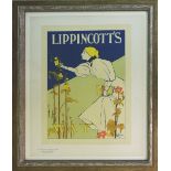 WILLIAM CARQUEVILLE, 'Lippincotts', 1896, lithograph, 'Les Mâitres de l'affiche no.