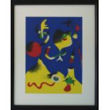 JOAN MIRÓ, 'L'Air', 1937, original lithograph printed by Mourlot, 35cm x 26cm, framed and glazed.