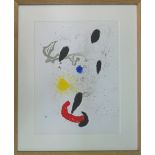 JOAN MIRÓ, 'Untitled', 1963, lithograph in colours, printed by Maeght, 38cm x 28cm,