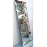 PIER MIRROR, with mirrored surround, 200cm x 60cm.