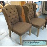 DAISY WARM GREY CHAIRS, a pair, by Speighel with Richmond Interiors,