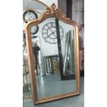 MIRROR, French style bevelled in a gilded frame, 183cm x 98cm.