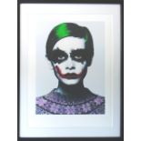 ADDY, 'Twiggy', giclee print, hand signed and numbered in pencil, limited edition 18/25,