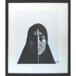 SHIRIN NESHAT, photo lithograph on glossy paper, 37cm x 29cm, framed and glazed.