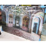 WALL DECORATION, Islamic room, on acrylic, 120cm x 180cm.