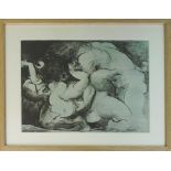 PABLO PICASSO, 'Minotaur', 1946, lithograph and pochoir, limited edition of 500, 29cm x 37cm,