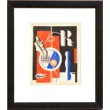 FERNAND LEGER 'Le Coquillage', 1928, heliograveure with hand coloured pochoir, edition of 800,